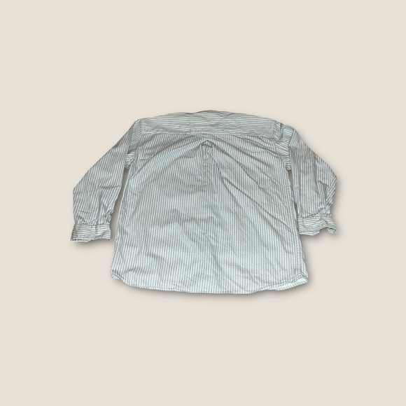 Emerald Isle Weaving Mens Traditional Irish Grandfather Hickory Stripe Shirt L - Picture 2 of 10